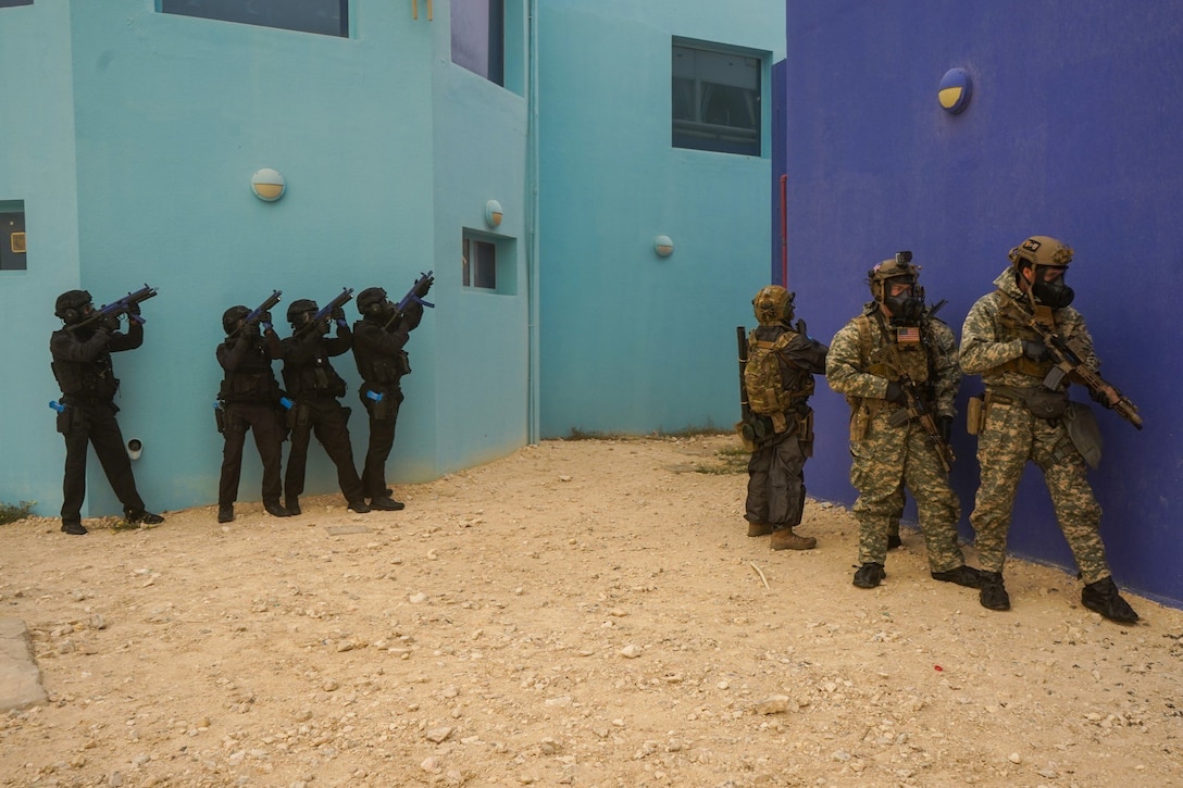 U.S. and Qatari Special Operations Forces conduct partner training during Invincible Sentry 25. For the third time in seven years, Qatar hosted U.S. forces for the combined military exercise designed to improve interoperability and strengthen the enduring partnership between the two countries.