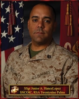 Staff Sergeant Junior A. Hancelopez, SNCOIC, RSA - Twentynine Palms