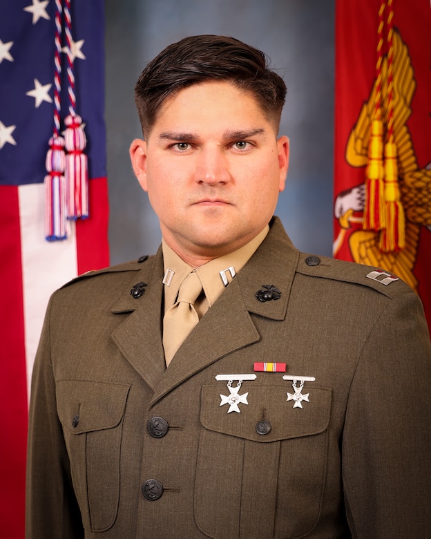 Major Mark A. Wright, Commanding Officer, WEAPONS COMPANY, 1ST BATTALION, 25TH MARINES