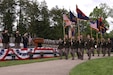 The 28th Infantry Division held its annual memorial ceremony in Boalsburg, Pennsylvania, May 18, 2025. Every year Soldiers from the 28th Infantry Division participate in an annual memorial ceremony at the 28th Division Shrine on the grounds of the Pennsylvania Military Museum in Boalsburg to recognize the fallen and their Gold Star families, along with the strength and honor that comes with the 28th Infantry Division. (U.S. Army National Guard photo by Staff Sgt. Kenneth Shirk)