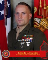 First Sergeant Robert G. Strautins, Unit Senior Enlisted Leader, Reserve Support Unit West/Deployment Processing Command
