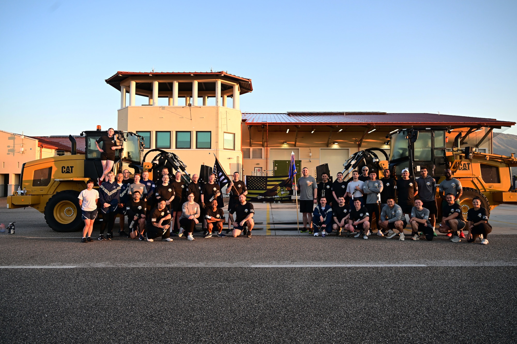 People gather for a group photo