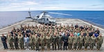 U.S. 6th Fleet conducted a staff embark on the Blue Ridge-class command and control ship USS Mount Whitney (LCC 20) from May 15-22, 2025.