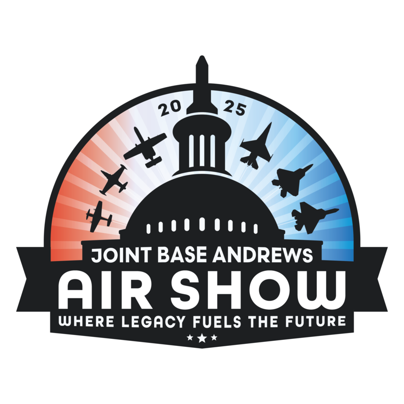 The logo for the 2025 Joint Base Andrews Air Show.