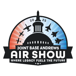 The logo for the 2025 Joint Base Andrews Air Show.