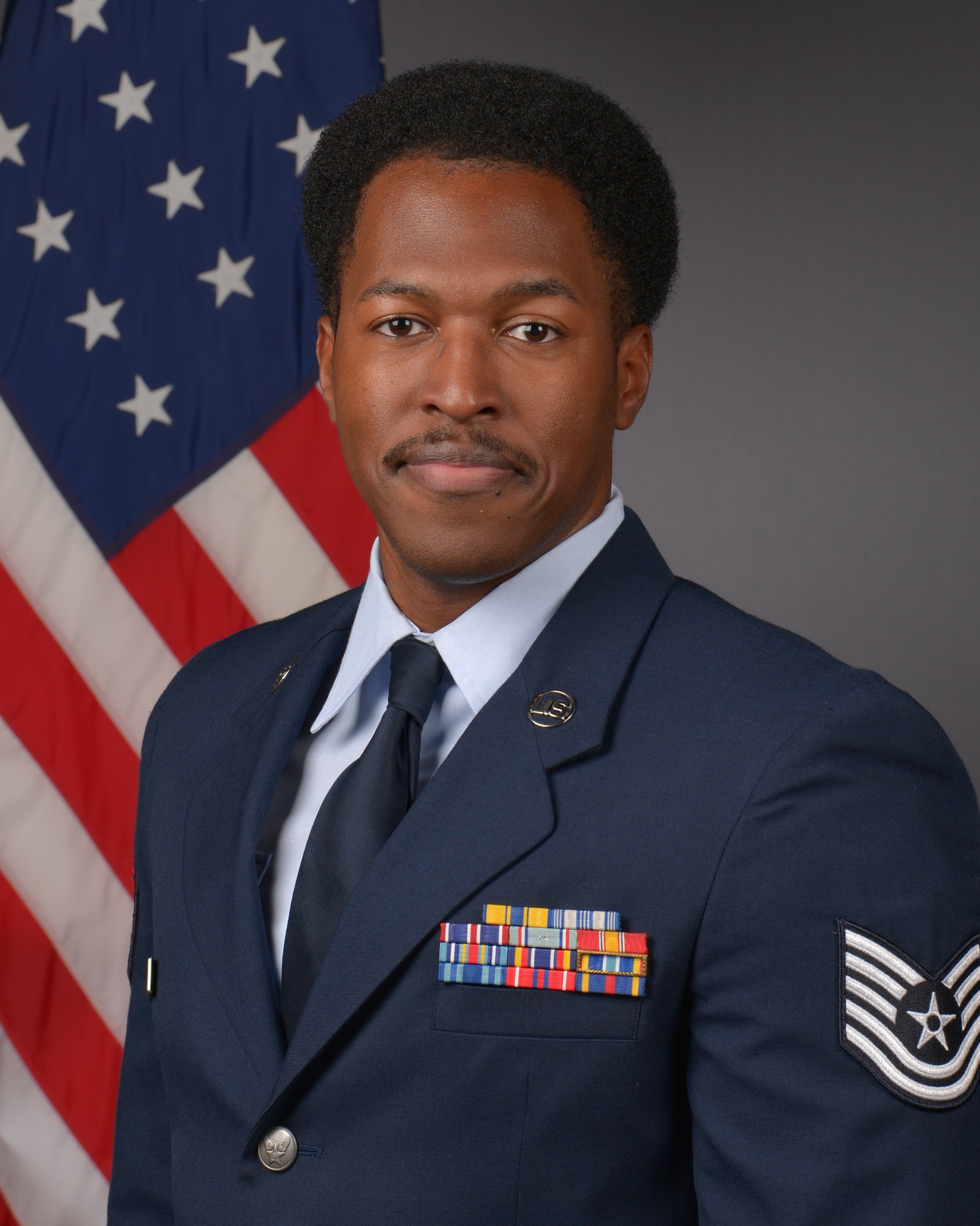 Tech. Sgt. Dexter L. Holiday in blues