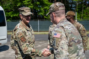 General is greeted by Guardians