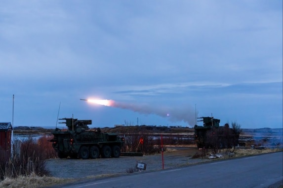 ANDØYA, Norway — Soldiers of the 5th Battalion, 4th Air Defense Artillery Regiment recently joined NATO allies in the Arctic Circle for Exercise Formidable Shield 2025, putting the U.S. Army’s newest short-range air defense system, the SGT STOUT, to the test through multiple live-fire engagements. The event marked the first time the SGT STOUT, formerly known as the Maneuver Short-Range Air Defense, or M-SHORAD, fired Stinger missiles in an exercise with NATO allies and partners, highlighting the critical role of ground-based air defenses within the Alliance’s integrated air and missile defense architecture.
