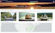 a web page with images from recreational areas and an interactive map.