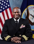 In a message announcing promotions to the permanent grade of captain, Secretary of the Navy John C. Phelan stated, “I am pleased to announce the following staff corps officers on the active-duty list for promotion.” Naval Medical Readiness Logistics Command’s (NMRLC) executive officer, Cmdr. Olusegun A. Olabode was on that list.