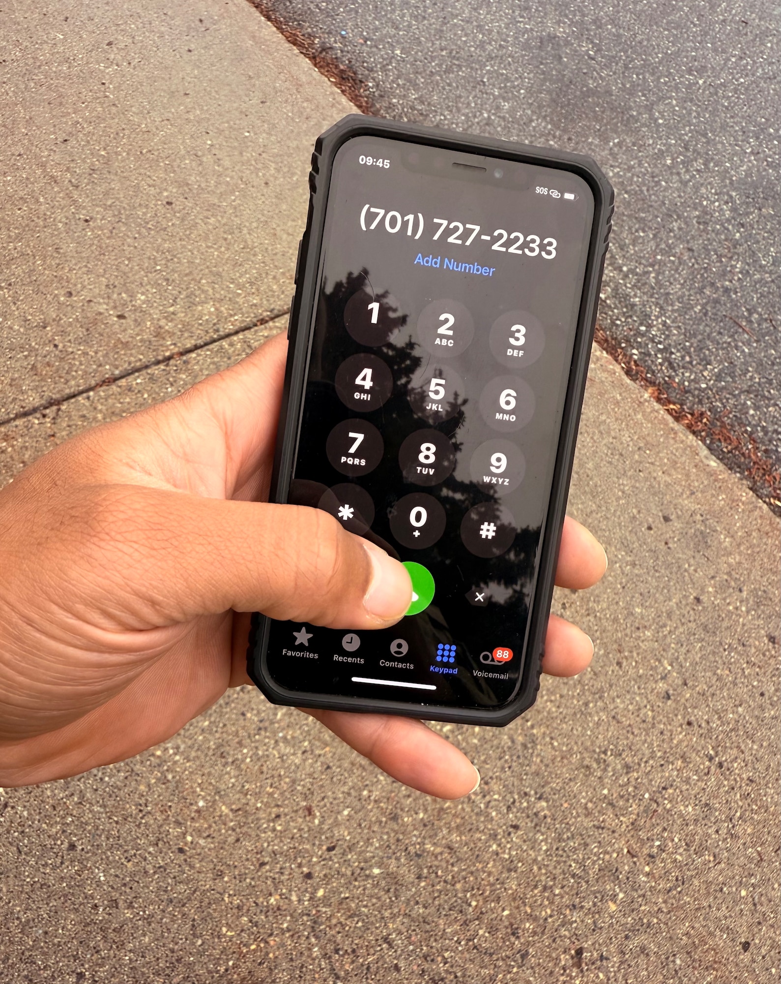 A phone dialing the Safe Rides phone number. Providing safe reliable and confidential rides to prevent DUI's and potential fatalities. (courtesy photo)