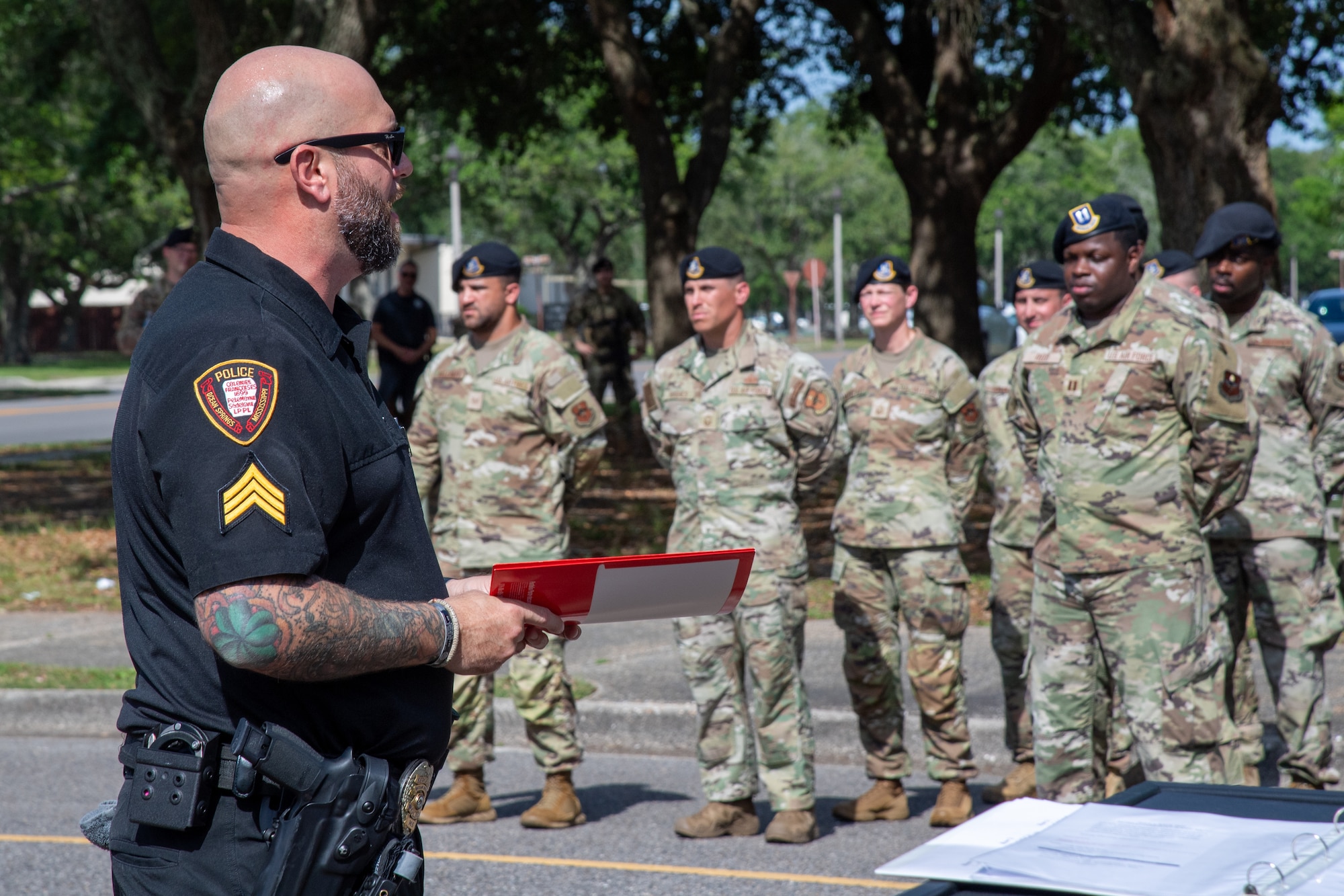 Airman across Keesler AFB participate in Police week events and challenges.