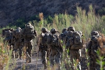soldiers marching
