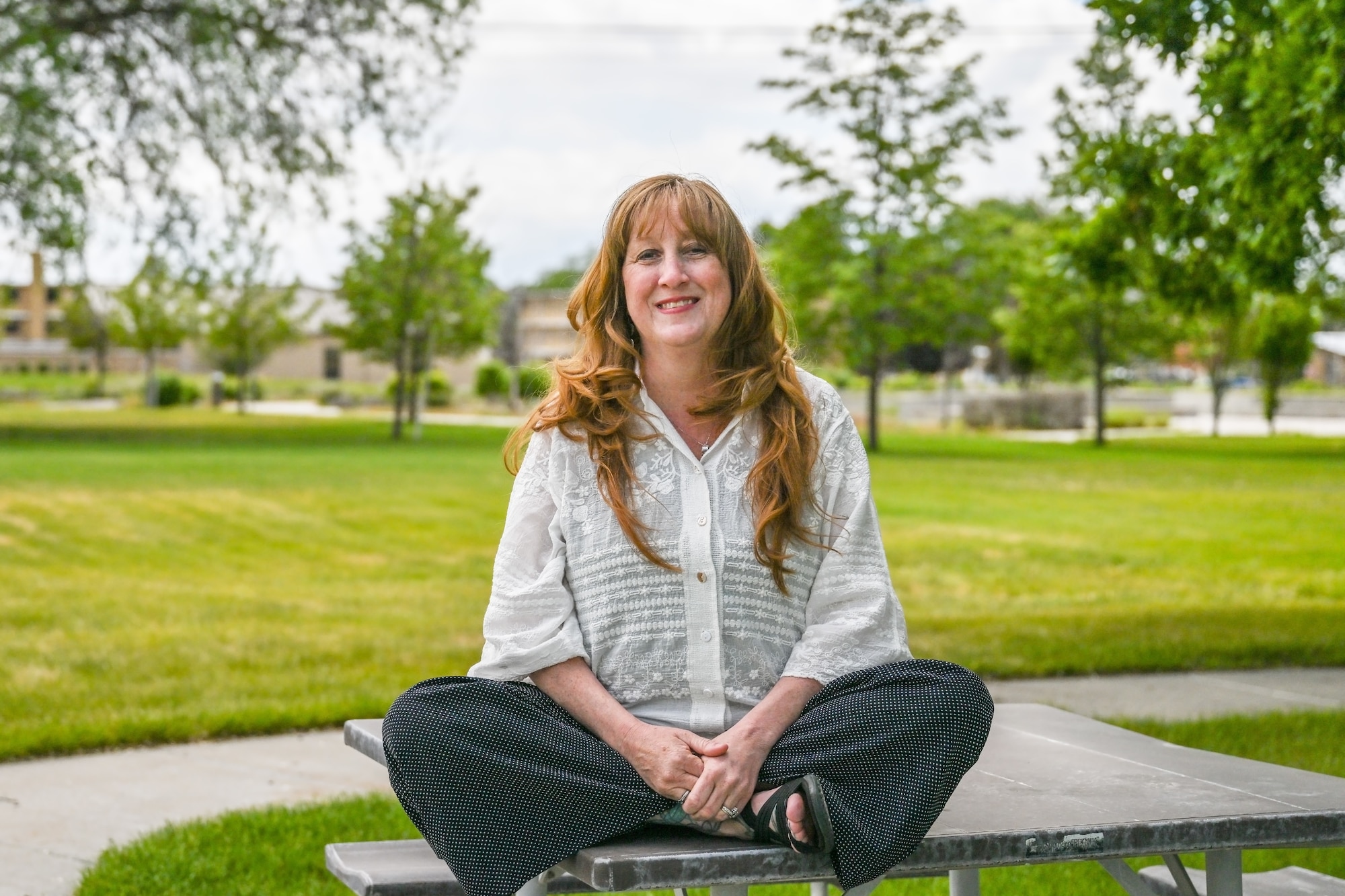 Meet Jacque Brown, who works in strategic planning at 309th Electronics Maintenance Group. (U.S. Air Force photo by Cynthia Griggs)