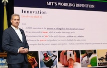 MIT lecturer, author shares research on innovation with NUWC Division Newport workforce