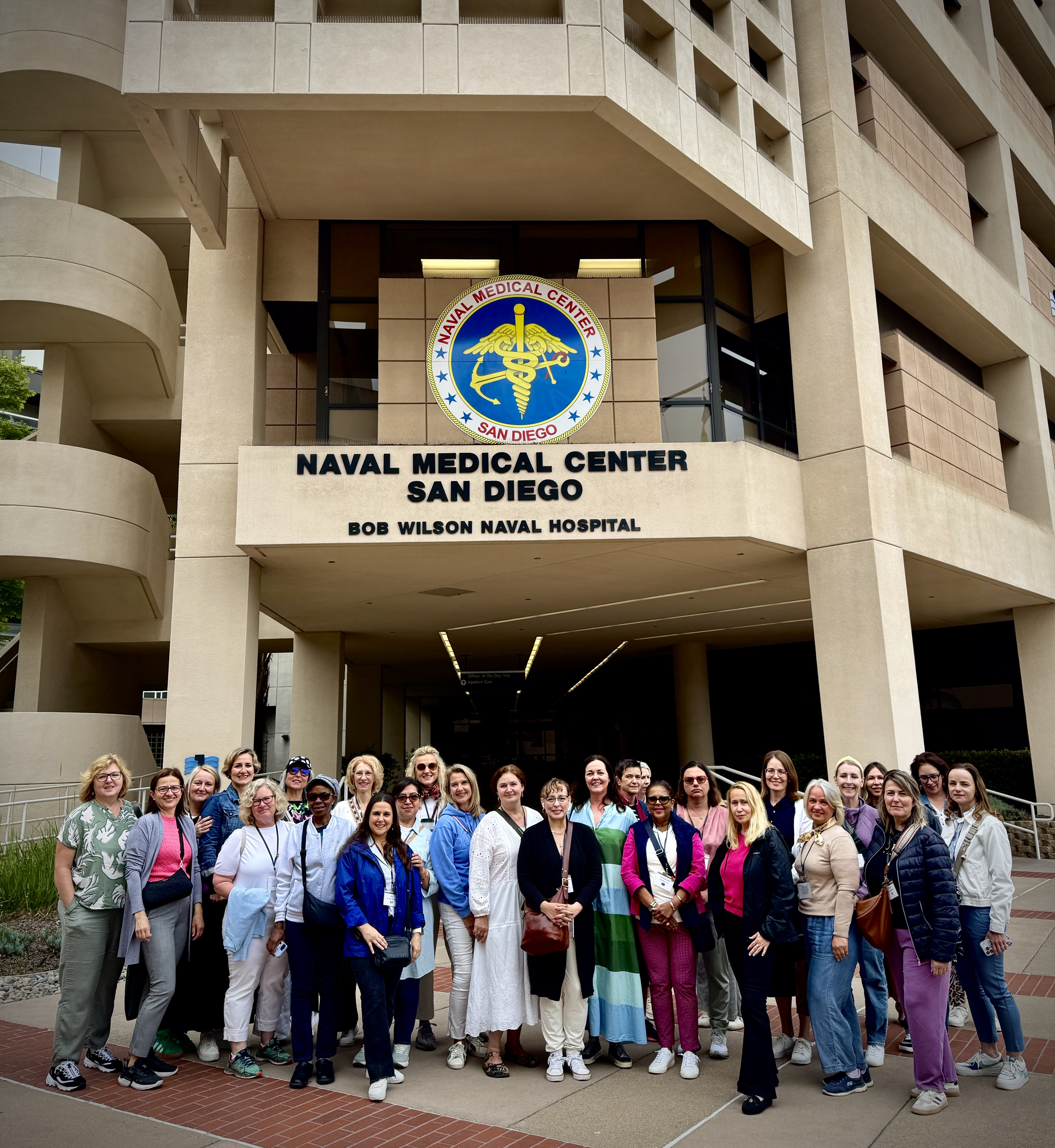 Foreign Defense Attaché Spouses Tour NMCSD, Inspired to Bring