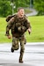2nd Lt. Darian Huff with the 2061st Multi-Role Bridge Company, Kentucky Army National Guard, completes the Norwegian Foot March at the Wendell H. Ford Regional Training Center in Greenville, Ky., May 12, 2025.