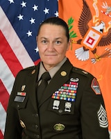 Command Sgt. Maj. Lisa M. Gandy, 26th Regimental Command Sergeant Major