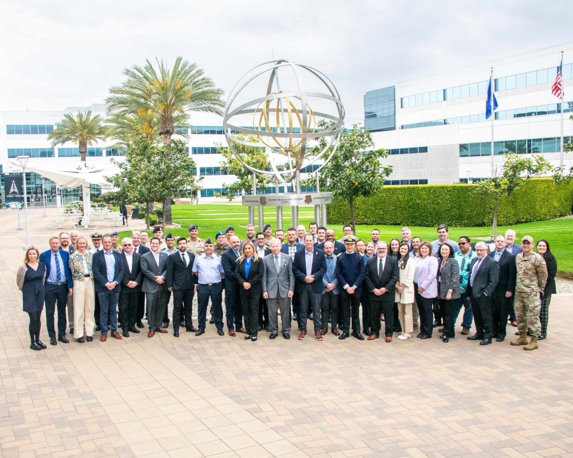 More than 60 representatives from across the U.S. Department of Defense and Australia, Belgium, Canada, Italy, Luxembourg, Netherlands, Norway, New Zealand, Poland, and the United Kingdom attend the 9th Allied SATCOM Future Architecture Working Group (FAWG) conference, May 5-7, 2025 at Space Systems Command headquarters. The bi-annual conference provides a forum for sharing Military SATCOM updates and advancing international collaboration.