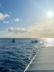 U.S. Coast Guard transfers tow of missing vessel Lucky Harvest.