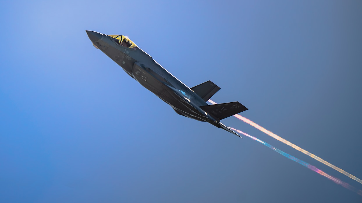 F-35A flying