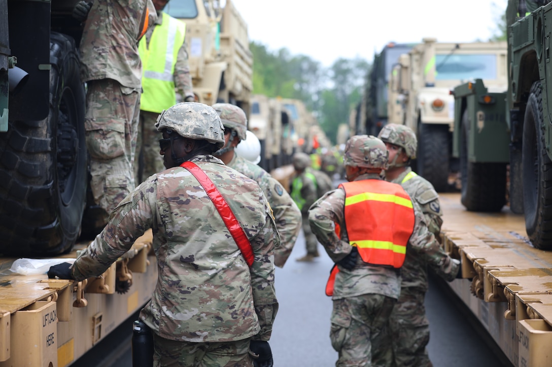 420th Movement Control Battalion at CSTX 25-01 – Operation Mojave Falcon