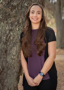 Dr. Adriana McKinney, Naval Surface Warfare Center Panama City Division Advanced Acoustics & Seabed Warfare Branch ocean engineer, one of several FAU students who were hired at NSWC Panama City Division through the NEEC program. She currently works on two projects: Mission Effectiveness & Assessment with Subsea Recognition and Next Generation Unmanned Surface Vessel. (U.S. Navy photo by Ronnie Newsome)