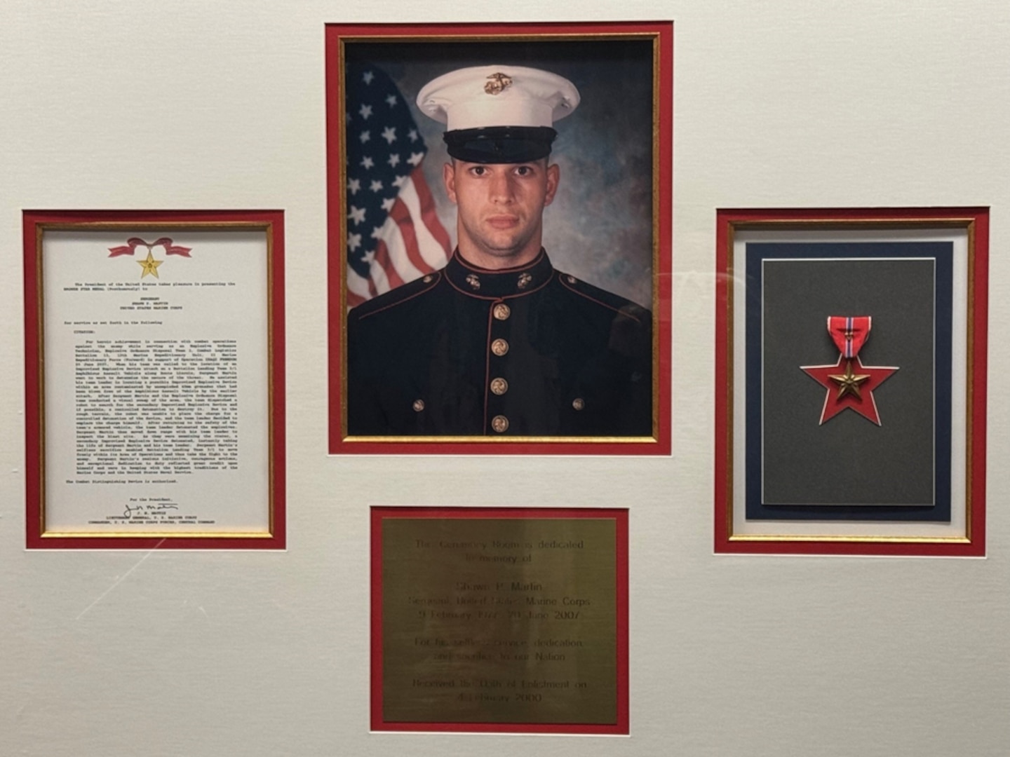 Honoring a Fallen Marine