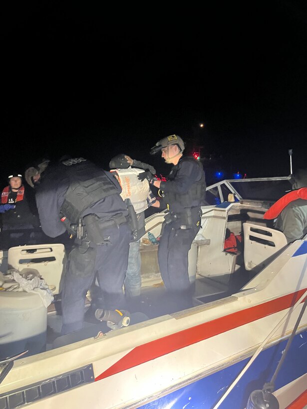 SAN DIEGO – Coast Guard interdicted a cuddy cabin-style vessel approximately two miles off the coast of Point Loma, May 23, 2025.