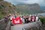 Ohana from Honolulu District U.S. Army Corps of Engineers participate in a hike up to the Makapu'u Lighthouse to celebrate the District's 120th birthday April 15, 2025.