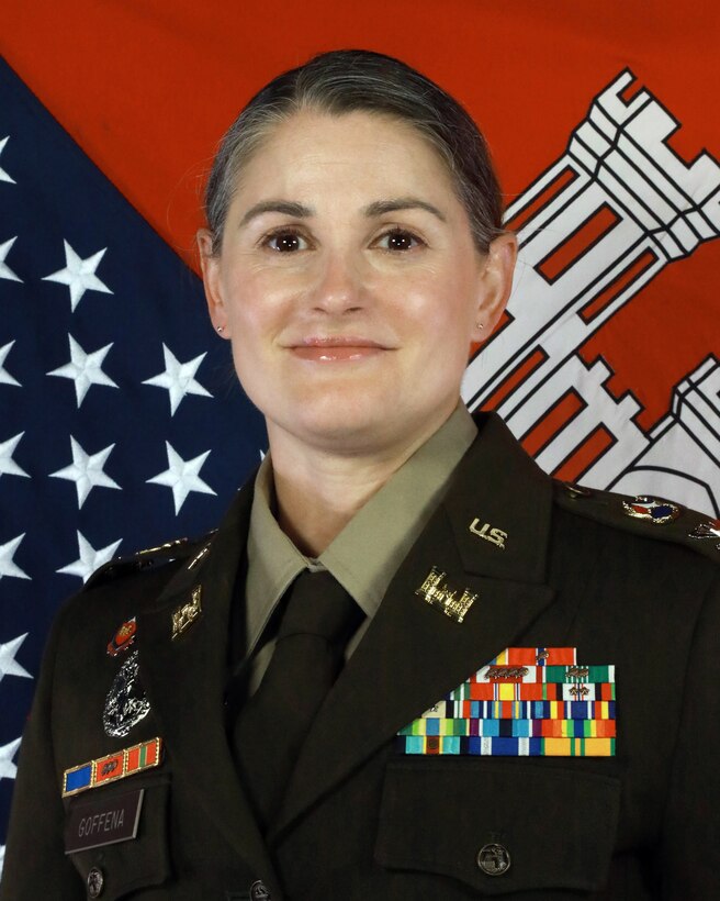 Col. Jessica D. Gaffena is the U.S. Army Corps of Engineers, Tulsa District Commander and District Engineer.  In these roles, she oversees a robust Civil Works program consisting of 38 projects, including the McClellan-Kerr Arkansas River Navigation System, and a Military Construction mission that provides engineering, design and construction support to six Army and Air Force installations in Oklahoma and Texas as well as partner federal agencies at their request.
