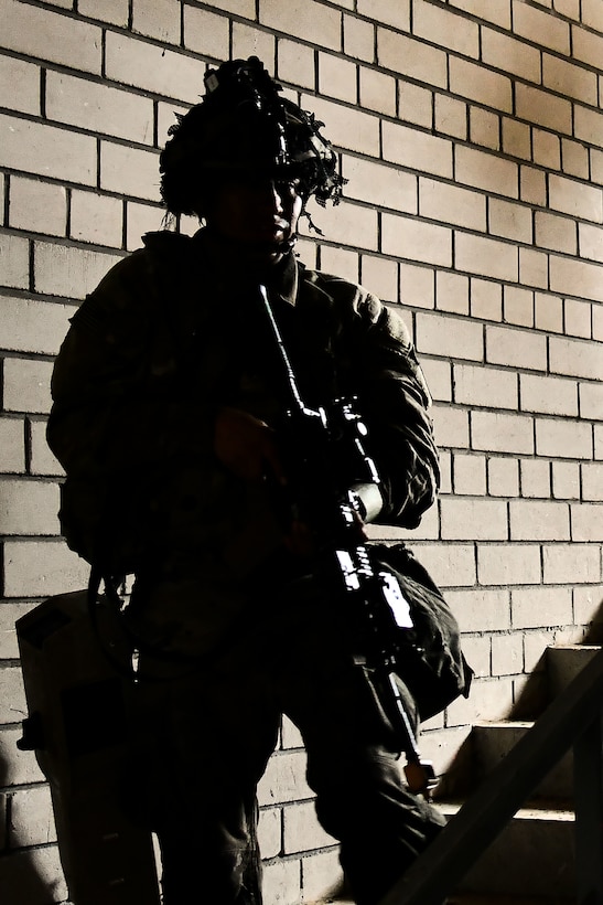 U.S. and French soldiers conduct a joint CBRN training