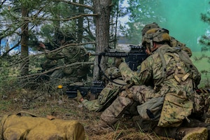 U.S. and French soldiers conduct a joint CBRN training