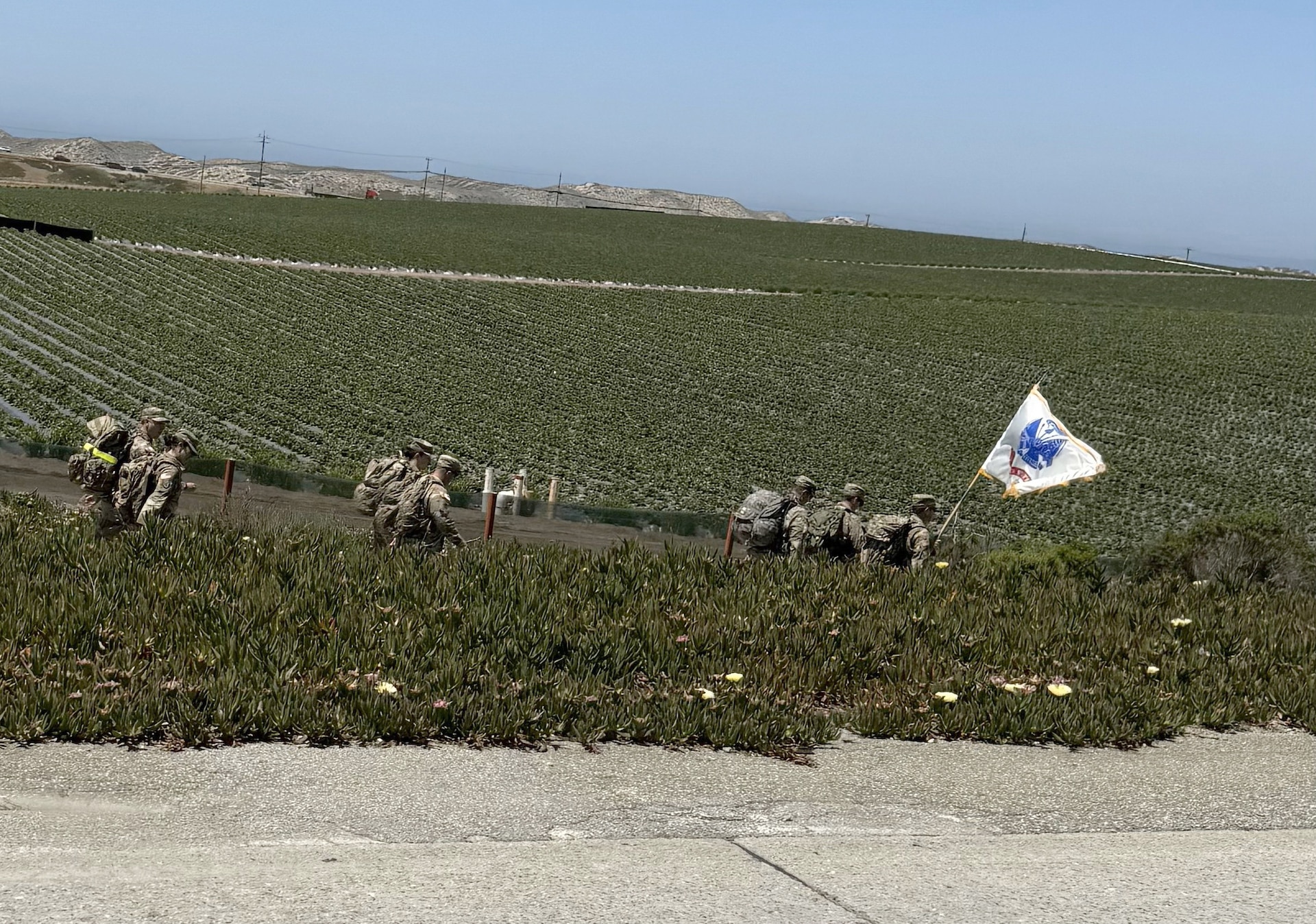Army ruck march traces history and innovation across California