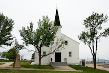 The Hill Aerospace Museum's Mazer Chapel spent two years under renovation and is set to reopen May 30. The chapel was built in 1942 and is one of the oldest buildings associated with the base. (U.S. Air Force photo by R. Nial Bradshaw)