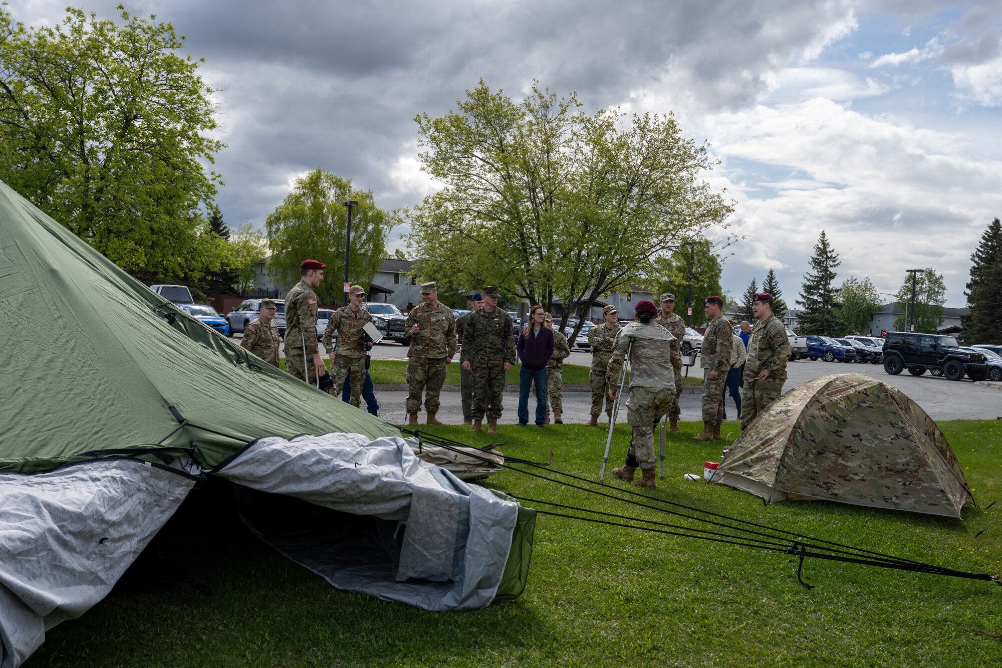 The symposium was a three-day course that trained medical personnel on operating in harsh weather environments. The 11th Airborne Division and the 673d MDG presented briefs, showcased hands-on techniques and demonstrated the use of mission-ready equipment.