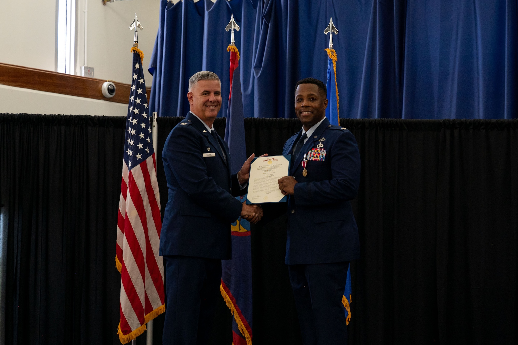 A change of command ceremony signifies the transfer of power from one commander to the next. (U.S. Air Force photo by Staff Sgt. Jasmine M. Barnes)