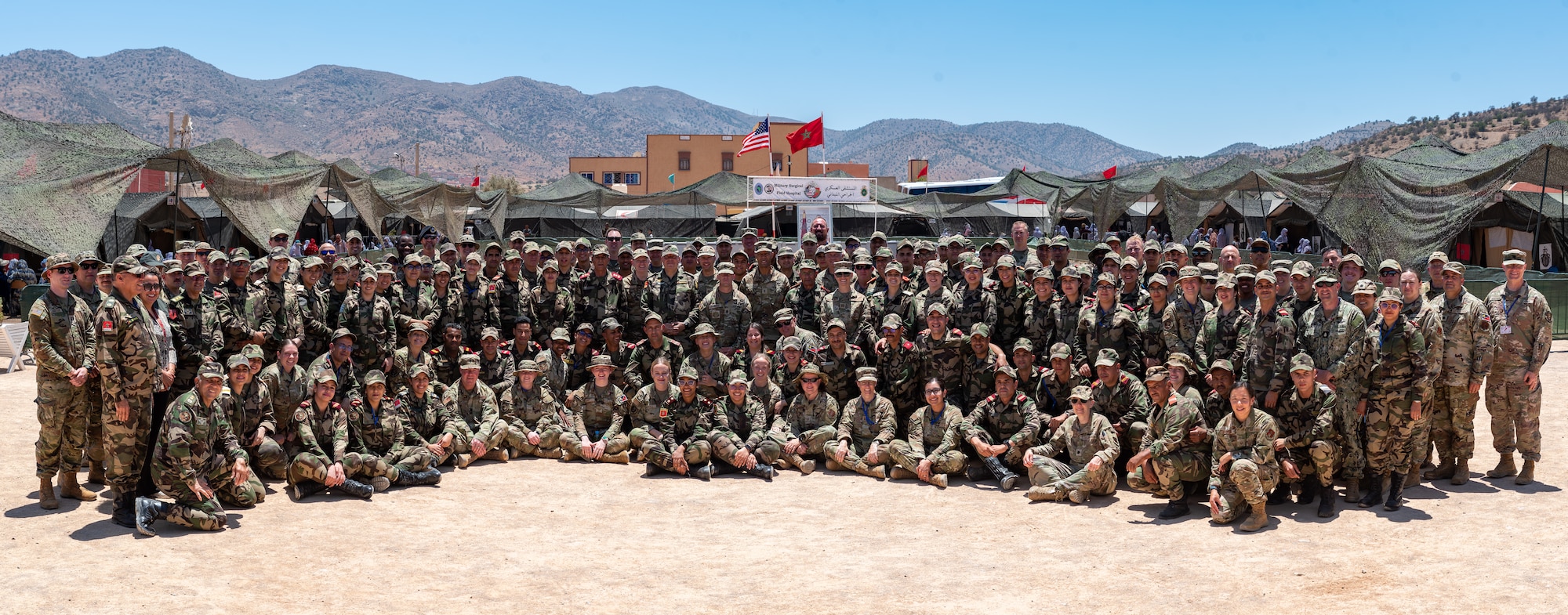 U.S. joint forces worked alongside Royal Moroccan Armed Forces (FAR) at the humanitarian civic assistance (HCA) field hospital May 11-23, 2025 to positively impact the health and well-being of the local communities near Anzi, Morocco. During that time, medical personnel from both nations provided free healthcare services to approximately 10,000 local residents.