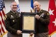 The ceremony was presided over by Lieutenant General Robert M. Collins
