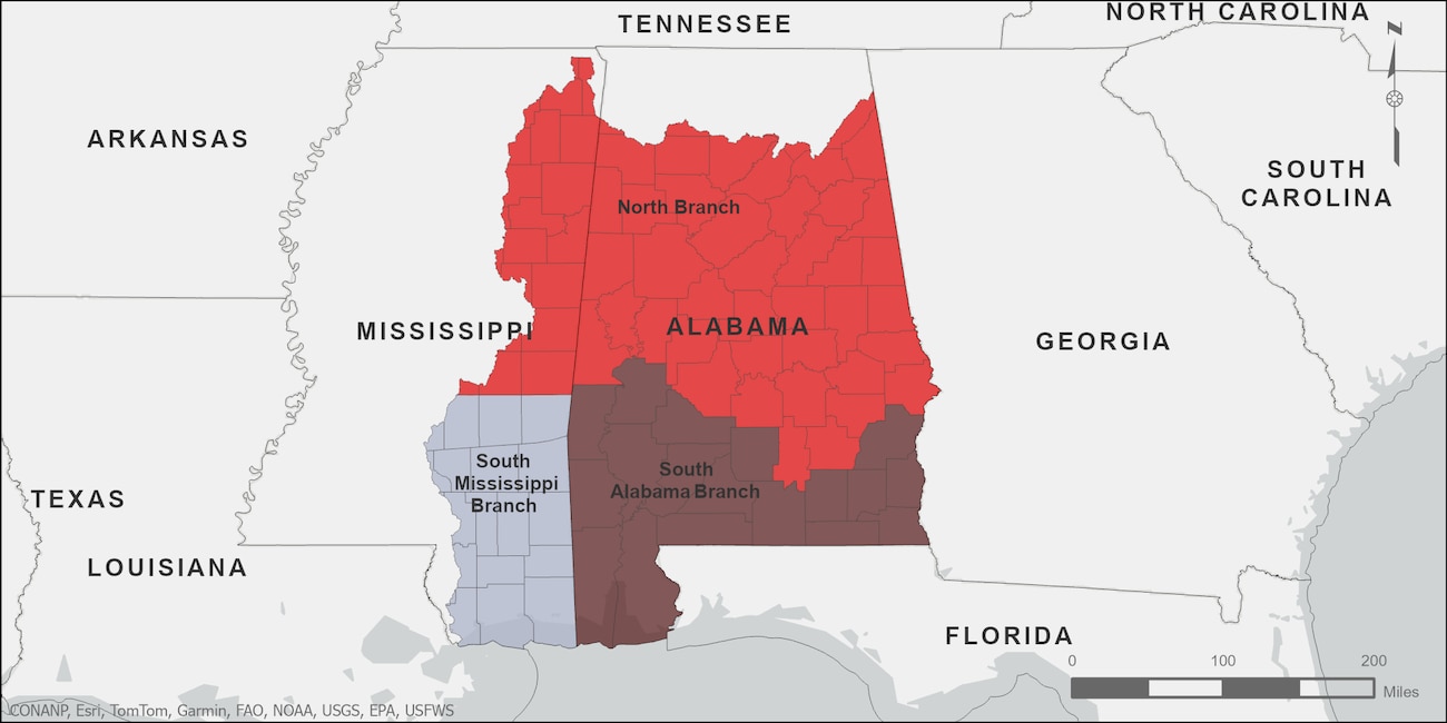 Mobile District Regulatory Map