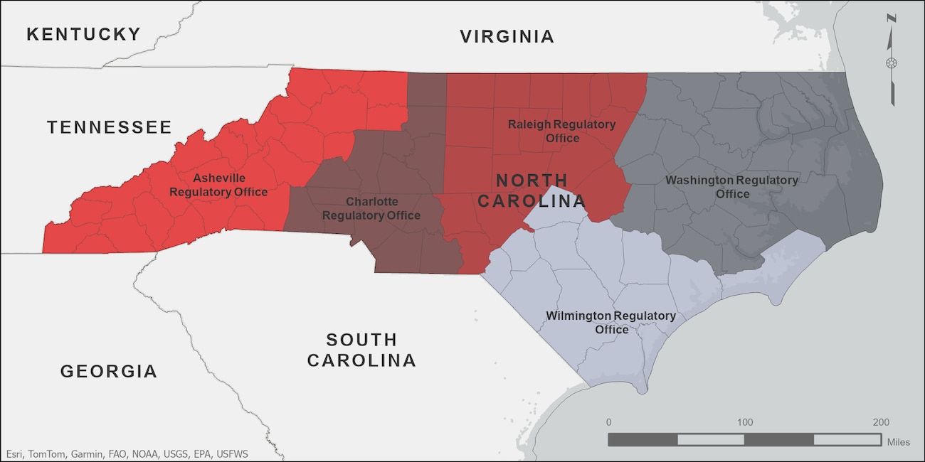 North Carolina Regulatory Map