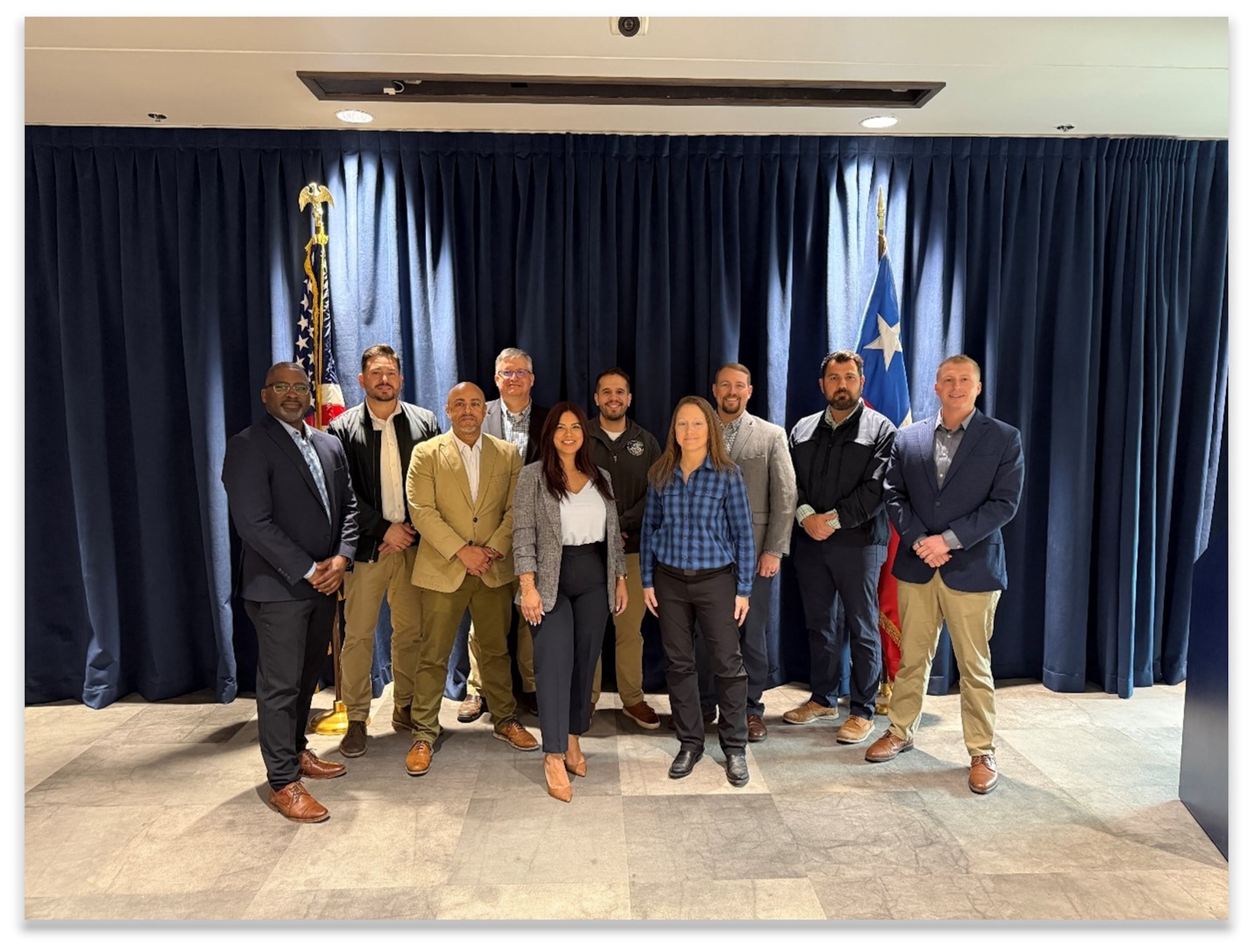 Attendees from a National Security Threat Subject Matter Expert Exchange, April 21-28, in Santiago, Chile.