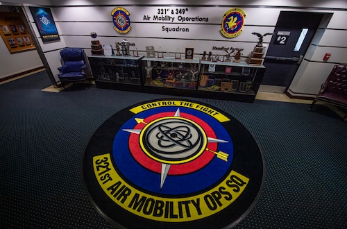 321st AMOS main lobby