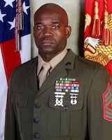 First Sergeant Johnny R. Moore II, Inspector-Instructor Unit Senior Enlisted Leader