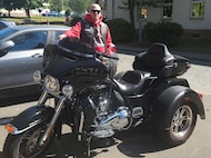 Safety starts with me – “When I ride with other riders, I prefer the staggered riding style to allow separation for an emergency move or motorcycle malfunction that may occur. With that, I ask that all drivers pay attention to their surroundings and look out for motorcycles,” said James Charette, the director of Logistics Readiness Center Rheinland-Pfalz. (U.S. Army courtesy photo)
