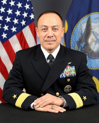 REAR ADMIRAL FREDERIC C. GOLDHAMMER BIO PHOTO