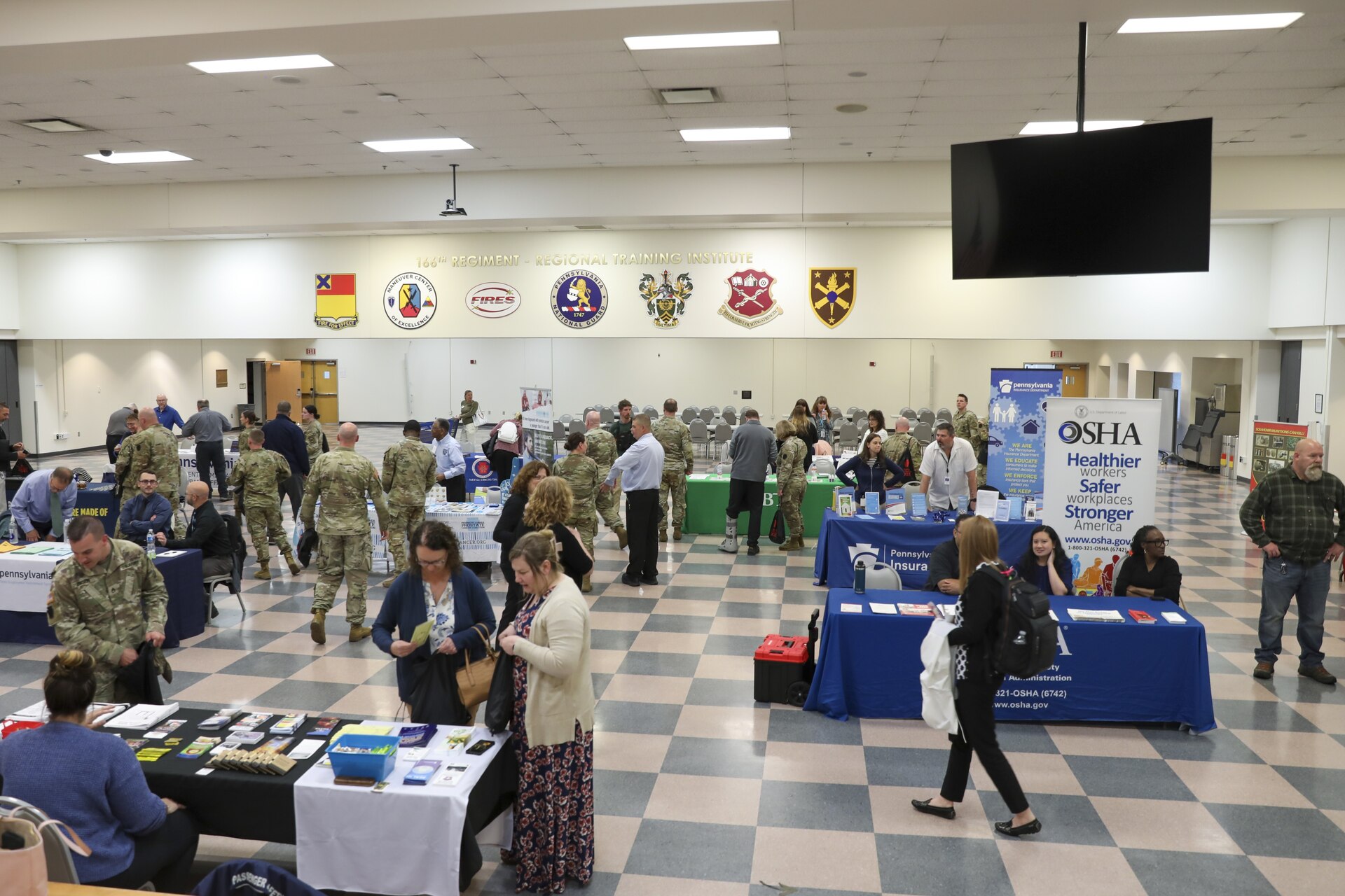 The Pennsylvania National Guard Safety and Occupational Health Office hosted the Adjutant General’s 2025 safety stand down May 22, 2025, at Fort Indiantown Gap. The safety stand down is a yearly requirement for Guard members and will be held in three other locations this year: Horsham on June 18, 2025, Johnstown on August 6, 2025, and Coraopolis on August 20, 2025. Driver’s safety, risk management, leaders’ roles and responsibilities, and fire safety were the main topics for the year. (U.S. Army National Guard photo by Sgt. 1st Class Zane Craig)