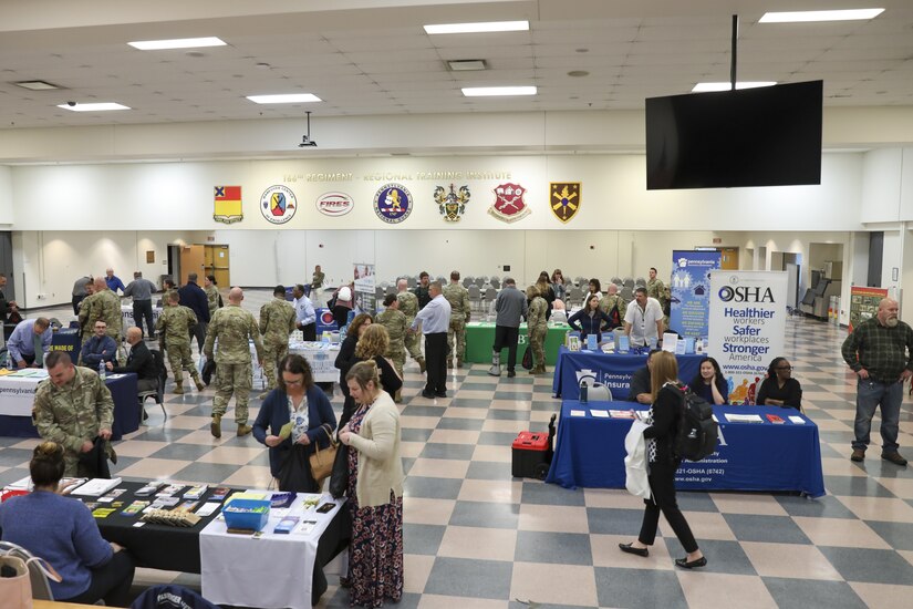 The Pennsylvania National Guard Safety and Occupational Health Office hosted the Adjutant General’s 2025 safety stand down May 22, 2025, at Fort Indiantown Gap. The safety stand down is a yearly requirement for Guard members and will be held in three other locations this year: Horsham on June 18, 2025, Johnstown on August 6, 2025, and Coraopolis on August 20, 2025. Driver’s safety, risk management, leaders’ roles and responsibilities, and fire safety were the main topics for the year. (U.S. Army National Guard photo by Sgt. 1st Class Zane Craig)