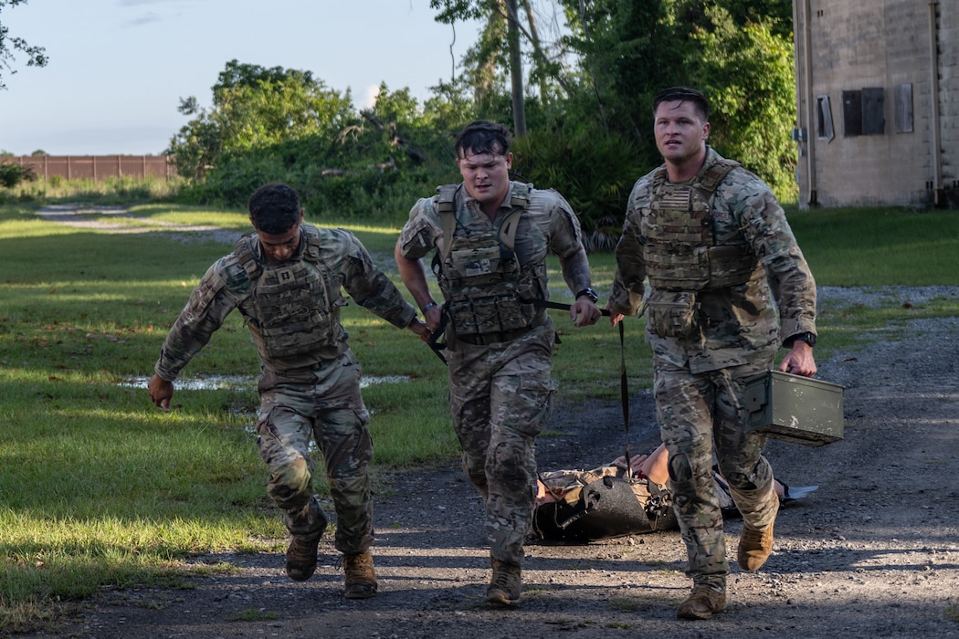 Defenders participate in Battle of the Badges.