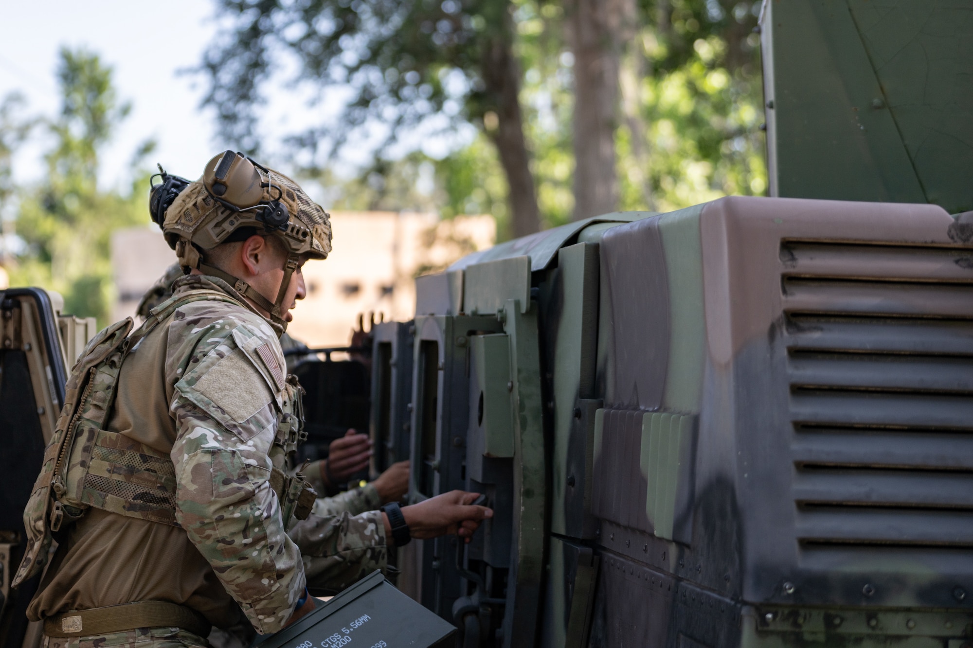 Defenders participate in Battle of the Badges.